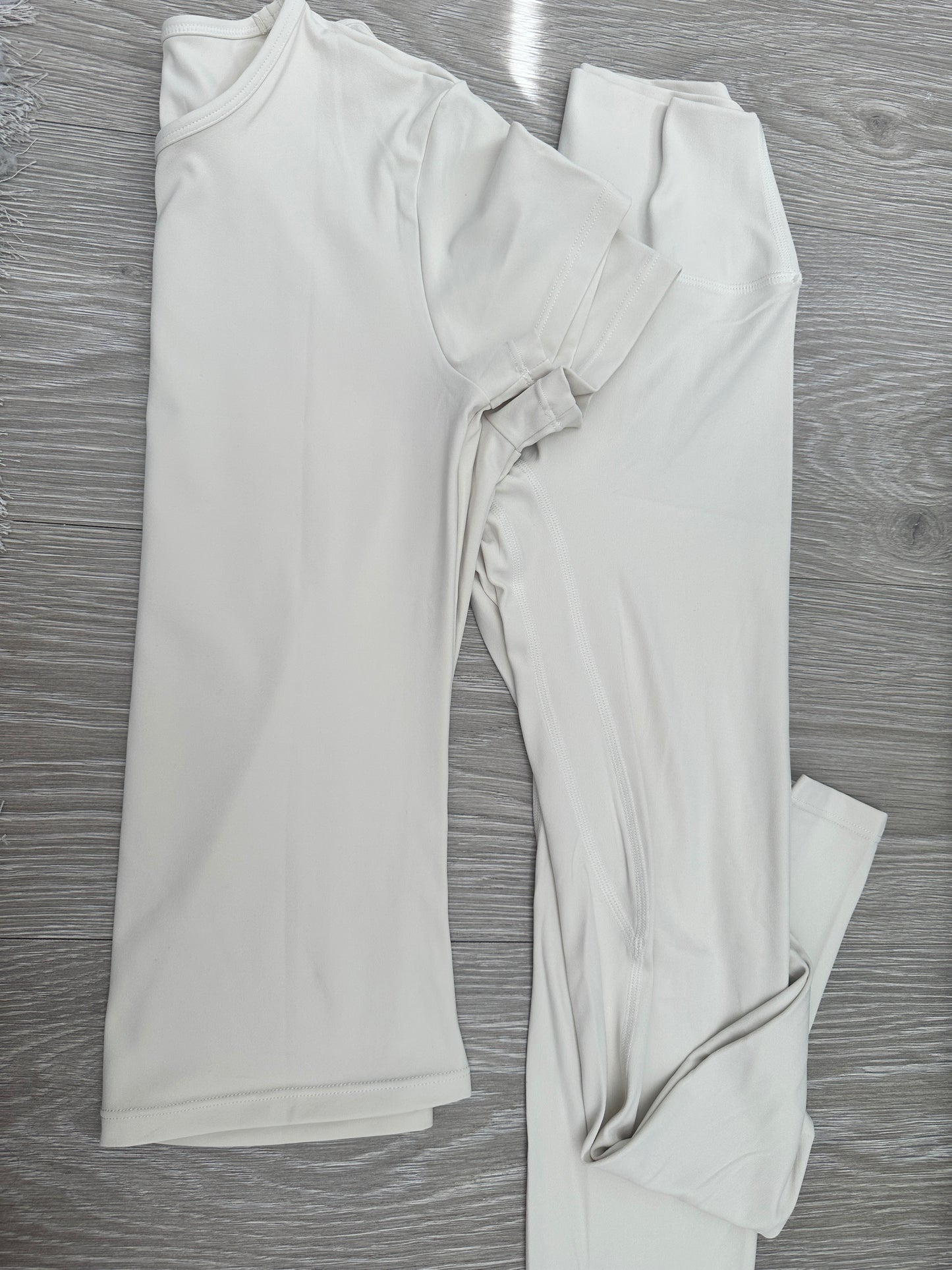 Cream gym set