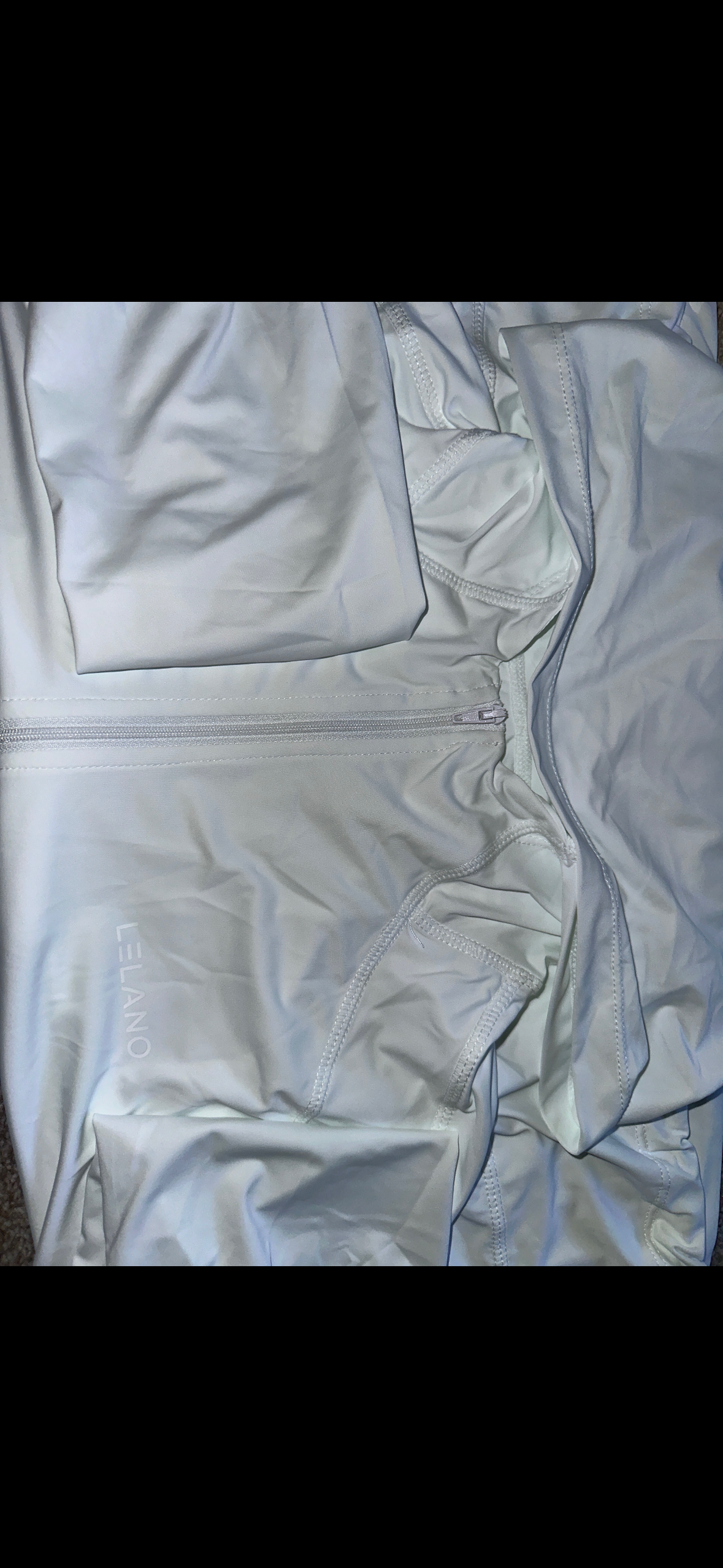 White performance jacket