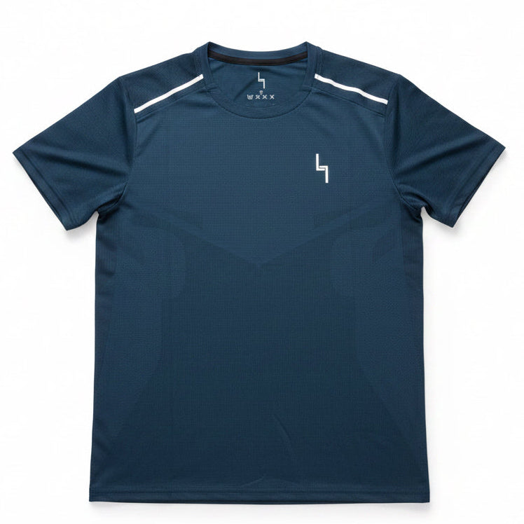 MENS PERFORMANCE TEE NAVY (restocked)