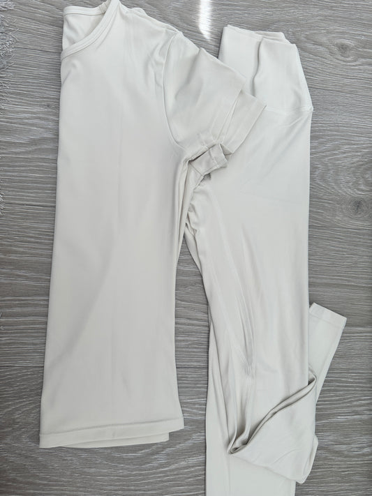 Cream gym set