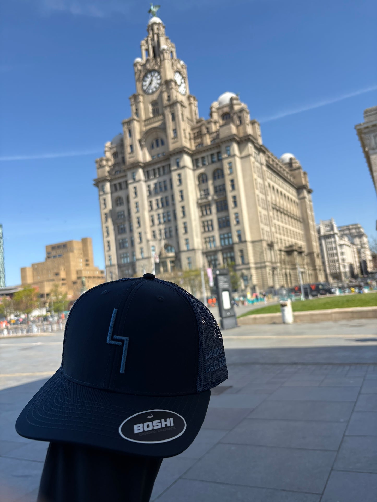 Blue/blue og cap