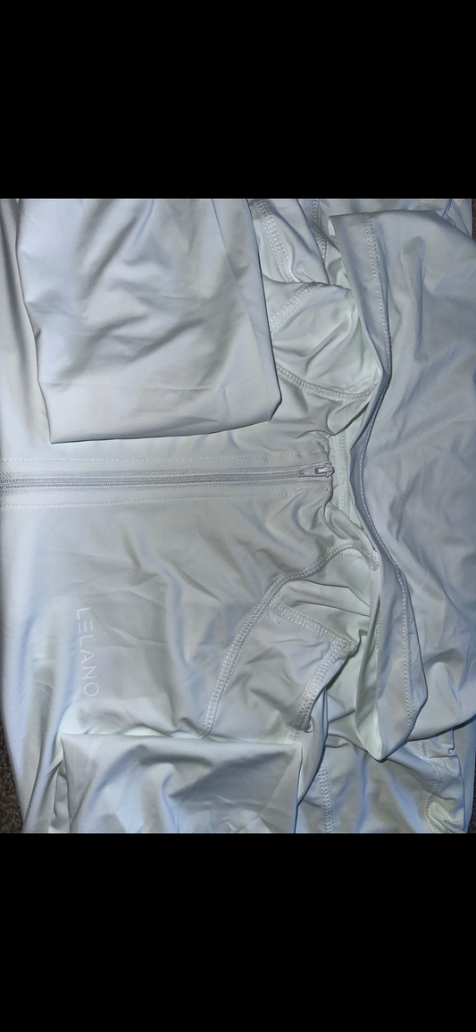 White performance jacket