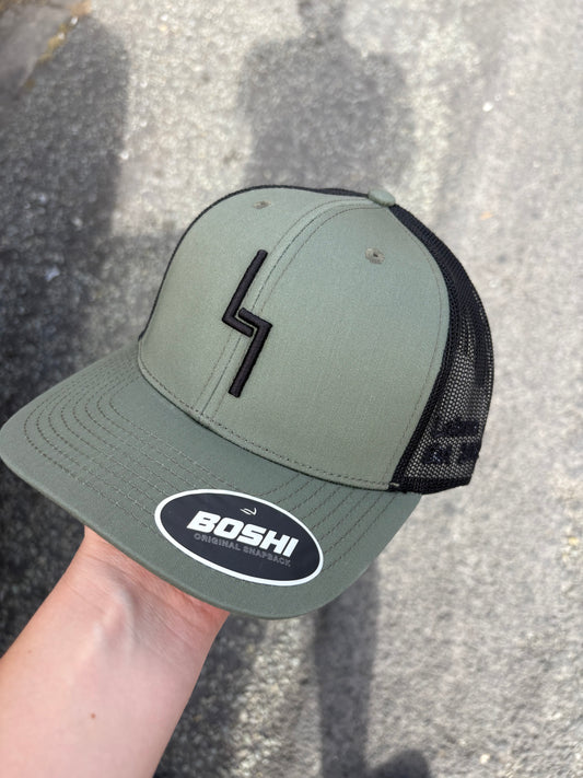 Khaki/black og cap