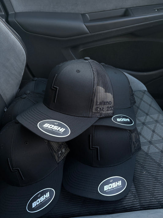 Black/black og cap