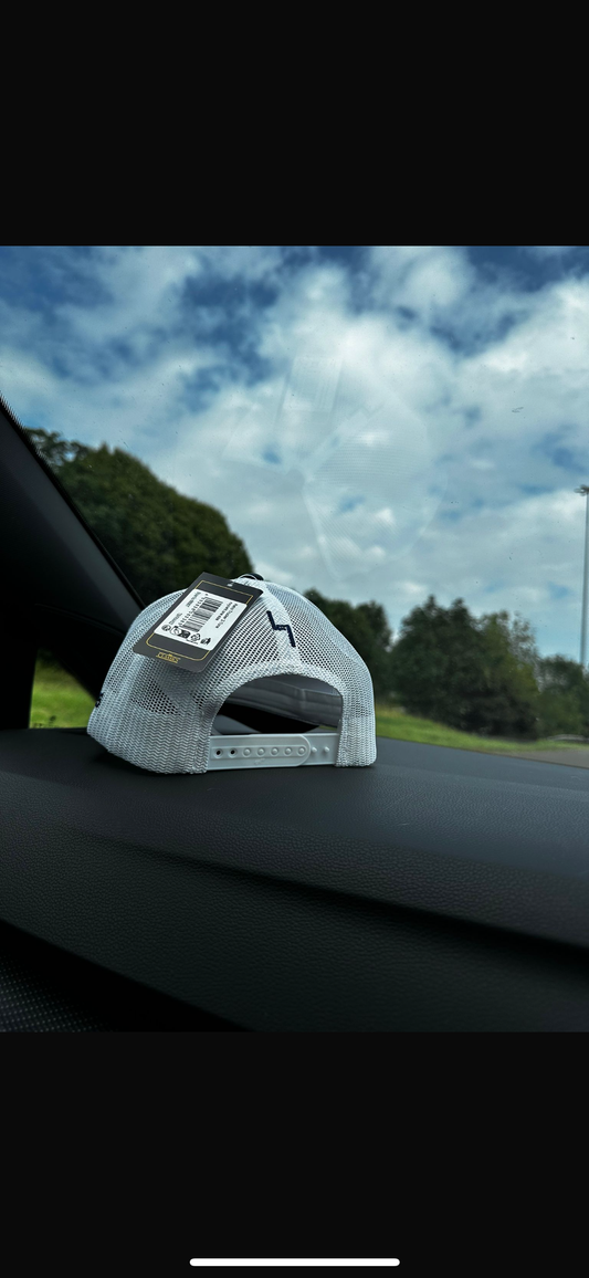 Navy/white cap