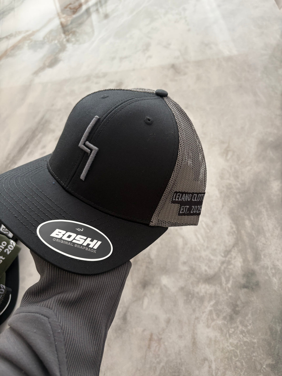 Grey/black og cap