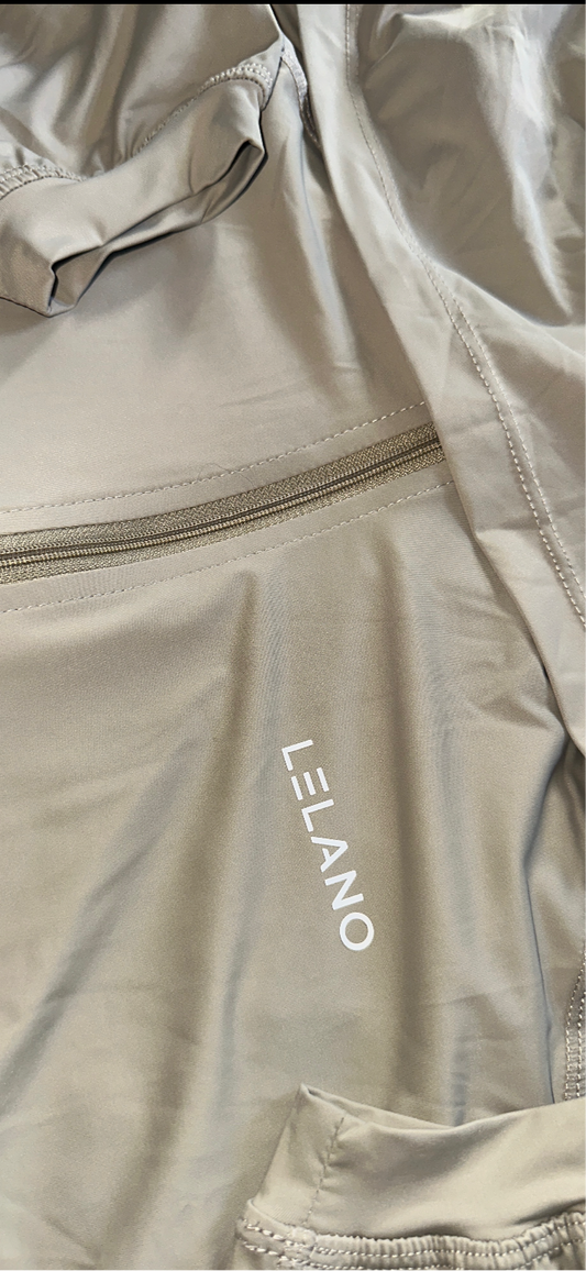 Beige performance jacket